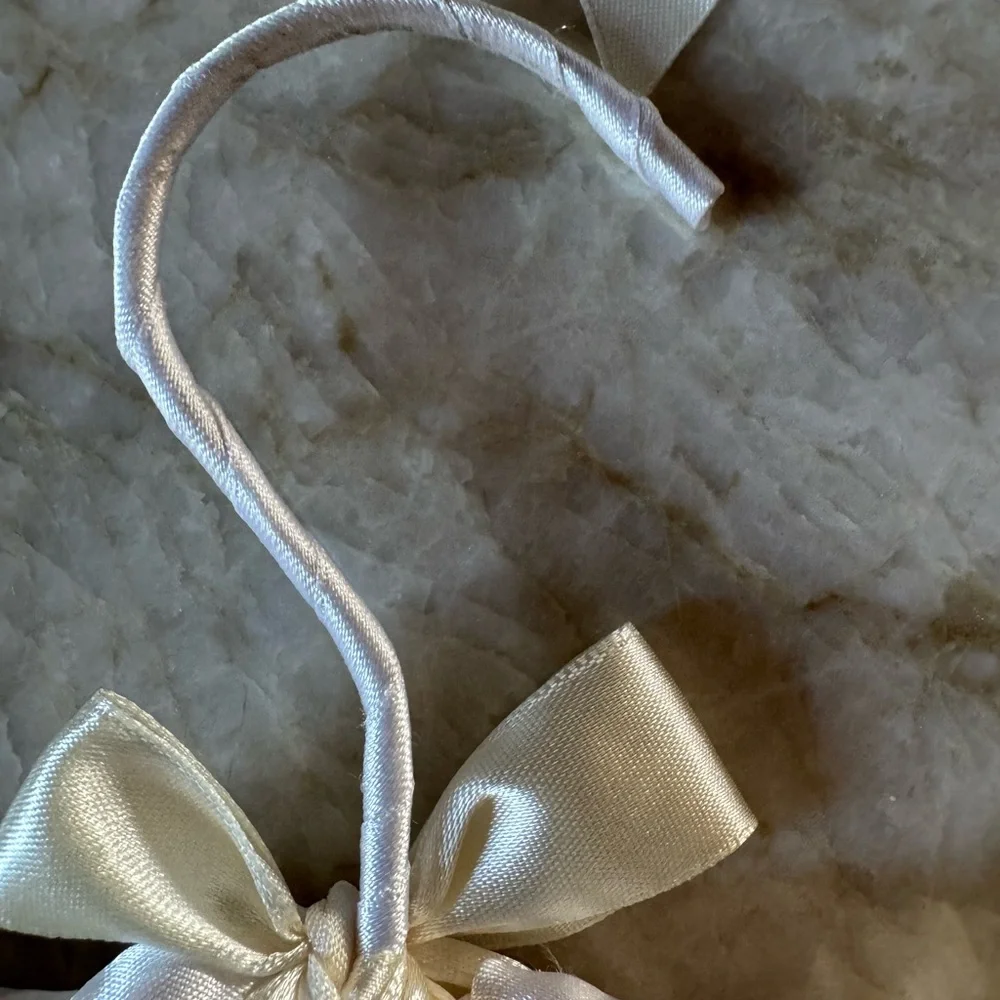 Elegant Satin baby Padded Hangers with Bows
